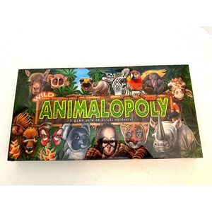 Wild Animalopoly Board Game Family Fun Property‎ Trading Game